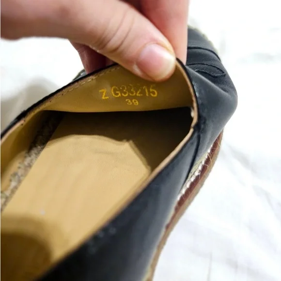 CHANEL Lambskin Espadrilles Flats. Size 39 - Picture 5 of 5